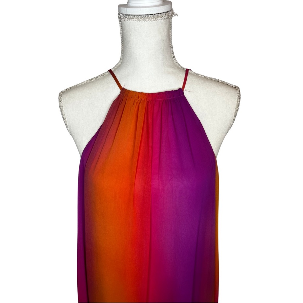 Show Me Your MuMu Pink and Orange dress - Picture 4 of 10